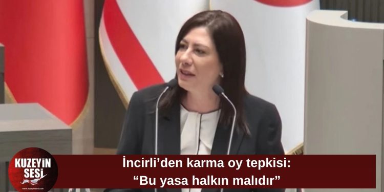 Sıla Usar İncirli: “Seçim ve Halk Oylaması Yasası UBP’nin malı değildir”