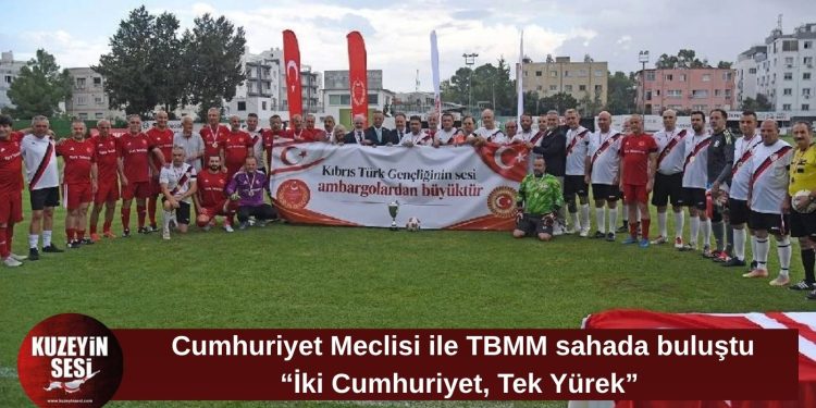 Cumhuriyet Meclisi ile TBMM’den spor ambargolarına karşı dostluk maçı