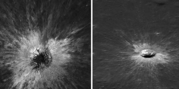 NASA uzay aracı Ay'da devasa yeni bir krater keşfetti