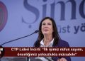 İncirli’den CTP Kurultayı’nda mesaj: “İlk işimiz nüfus sayımı ve yolsuzlukla mücadele olacak”
