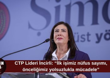 İncirli’den CTP Kurultayı’nda mesaj: “İlk işimiz nüfus sayımı ve yolsuzlukla mücadele olacak”