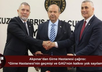 Akpınar: “Girne Hastanesi’nin geçmişi ve GAÜ ile imzalanan protokol görmezden gelinemez”