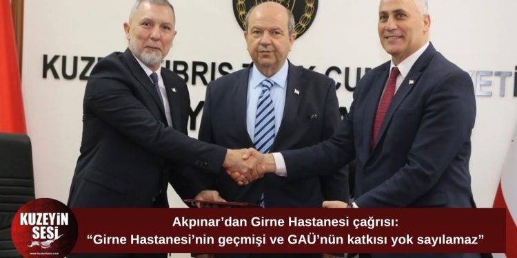 Akpınar: “Girne Hastanesi’nin geçmişi ve GAÜ ile imzalanan protokol görmezden gelinemez”