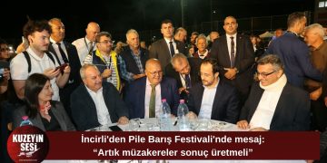 İncirli: “Barış siyasi bir hedefin ötesinde, toplumların birbirine güven duymasıdır”