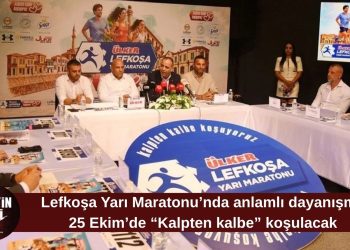 Ülker Lefkoşa Yarı Maratonu 25 Ekim’de koşulacak: Gelir gemi faciasında hayatını kaybedenlerin ailelerine bağışlanacak