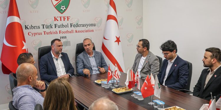 TDP heyeti KTFF’yi ziyaret etti… “Gençlik ve Spor Bakanlığı kurulmalı”