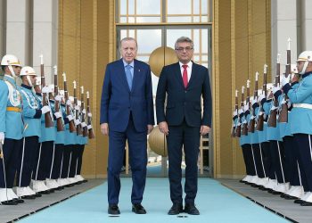 Cumhurbaşkanı Erhürman, TC Cumhurbaşkanı Erdoğan’la görüştü