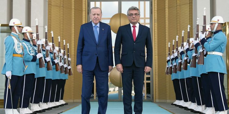 Cumhurbaşkanı Erhürman, TC Cumhurbaşkanı Erdoğan’la görüştü