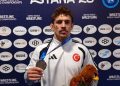 Milli güreşçi Yüksel Sarıçiçek dünya ikincisi oldu